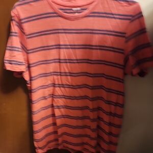 Sonoma Red and Blue Striped Short Sleeve Tee